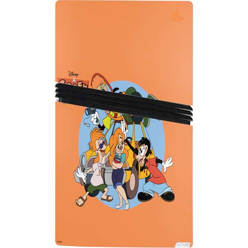 Disney Goofy Movie Group PS5 Pro Console Skin